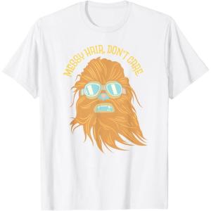 image:imageStar Wars Chewbacca Messy Hair Dont Care TShirtWhite