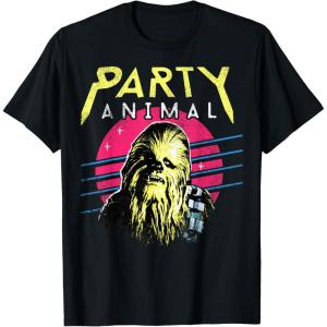 image:imageStar Wars Chewbacca Neon Party Animal TShirtBlack