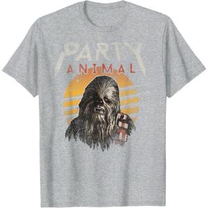 image:imageStar Wars Chewbacca Party Animal TShirtHeather Grey