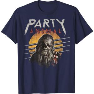 image:imageStar Wars Chewbacca Party Animal TShirtNavy Blue