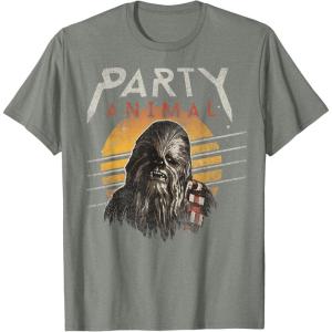 image:imageStar Wars Chewbacca Party Animal TShirtOlive Heather