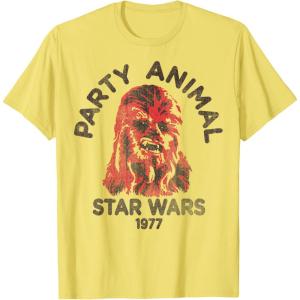 image:imageStar Wars Chewbacca Party Animal red Hue Portrait TShirtLemon Yellow