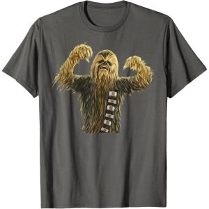 image:imageStar Wars Chewbacca Pose TShirtAsphalt Grey