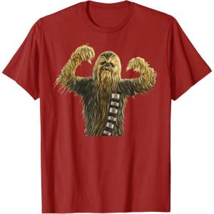 image:imageStar Wars Chewbacca Pose TShirtCranberry Red