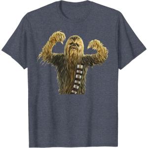 image:imageStar Wars Chewbacca Pose TShirtHeather Blue