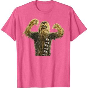 image:imageStar Wars Chewbacca Pose TShirtPink Heather