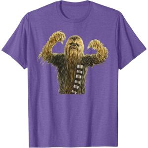 image:imageStar Wars Chewbacca Pose TShirtPurple Heather