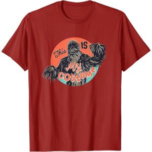 image:imageStar Wars Chewbacca This is My Costume Halloween TShirtCranberry Red
