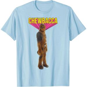image:imageStar Wars Chewbacca Wookiee 3D Classic Graphic TShirt TShirtBaby Blue