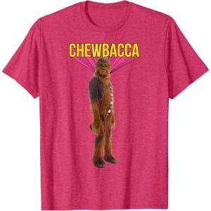 image:imageStar Wars Chewbacca Wookiee 3D Classic Graphic TShirt TShirtRed Heather