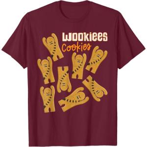 image:imageStar Wars Chewbacca Wookiees Cookies TShirtBurgundy