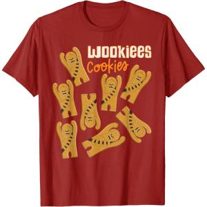 image:imageStar Wars Chewbacca Wookiees Cookies TShirtCranberry Red