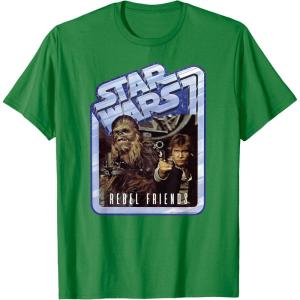 image:imageStar Wars Chewbacca and Han Solo Rebel Friends TShirtKelly Green