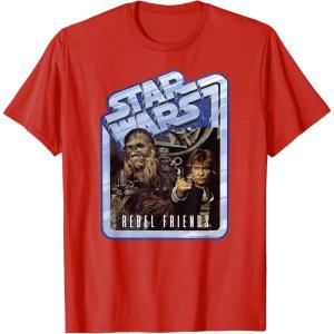 image:imageStar Wars Chewbacca and Han Solo Rebel Friends TShirtRed