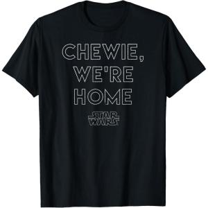image:imageStar Wars Chewie Were Home Episode 7 Graphic TShirt TShirtBlack