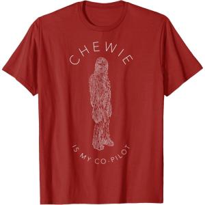 image:imageStar Wars Co Pilot Chewie TShirtCranberry Red