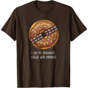 image:imageStar Wars Donut Chewie With Sprinkles TShirtBrown