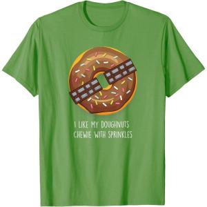 image:imageStar Wars Donut Chewie With Sprinkles TShirtGrass Green