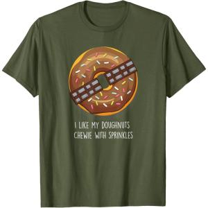 image:imageStar Wars Donut Chewie With Sprinkles TShirtOlive Green