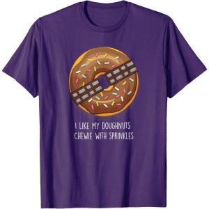 image:imageStar Wars Donut Chewie With Sprinkles TShirtPurple