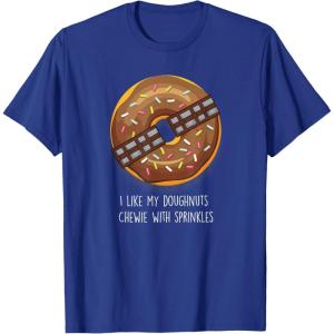 image:imageStar Wars Donut Chewie With Sprinkles TShirtRoyal Blue