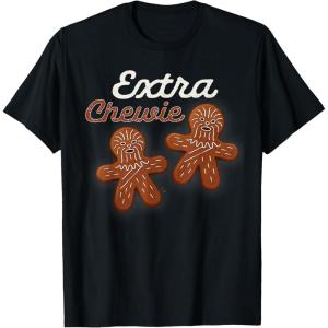 image:imageStar Wars Extra Chewie Chewbacca Gingerbread Funny Holiday TShirtBlack