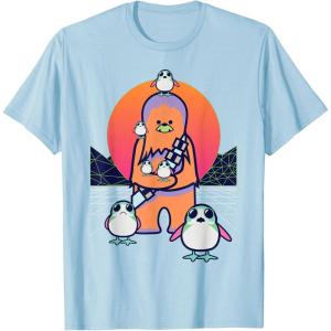 image:imageStar Wars Kawaii Porgs and Chewbacca TShirtBaby Blue