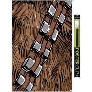 image:imageStar Wars Kids Sketch  Chewbacca Bandolier Illustration Wall Poster 34L x 224W Premium Unframed VersionPremium Poster  Clip Bundle
