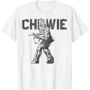 image:imageStar Wars Last Jedi Chewie Distressed Vintage TShirt TShirtWhite