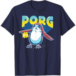 image:imageStar Wars Porg Chewbacca Approved Comic Portrait TShirtNavy Blue