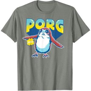 image:imageStar Wars Porg Chewbacca Approved Comic Portrait TShirtOlive Heather