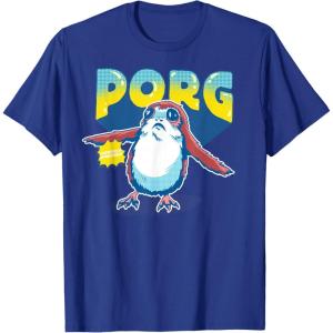 image:imageStar Wars Porg Chewbacca Approved Comic Portrait TShirtRoyal Blue