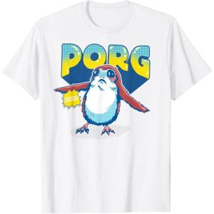 image:imageStar Wars Porg Chewbacca Approved Comic Portrait TShirtWhite