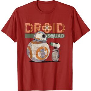 image:imageStar Wars Rise of Skywalker BB8 amp DO Droid Squad TShirtCranberry Red