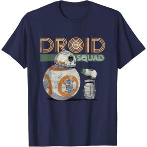image:imageStar Wars Rise of Skywalker BB8 amp DO Droid Squad TShirtNavy Blue