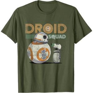image:imageStar Wars Rise of Skywalker BB8 amp DO Droid Squad TShirtOlive Green