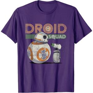 image:imageStar Wars Rise of Skywalker BB8 amp DO Droid Squad TShirtPurple