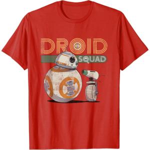 image:imageStar Wars Rise of Skywalker BB8 amp DO Droid Squad TShirtRed