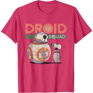 image:imageStar Wars Rise of Skywalker BB8 amp DO Droid Squad TShirtRed Heather