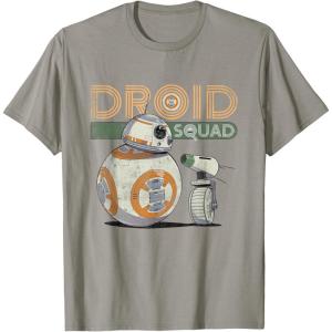 image:imageStar Wars Rise of Skywalker BB8 amp DO Droid Squad TShirtSlate Grey