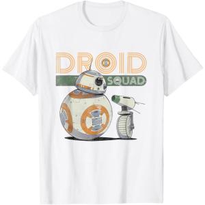 image:imageStar Wars Rise of Skywalker BB8 amp DO Droid Squad TShirtWhite