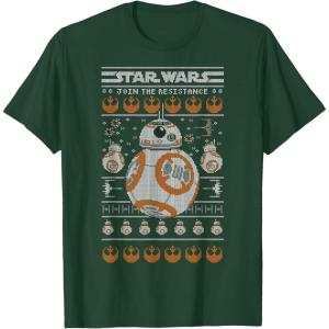 image:imageStar Wars Stitched BB8 Join The Resistance TShirtDark Green