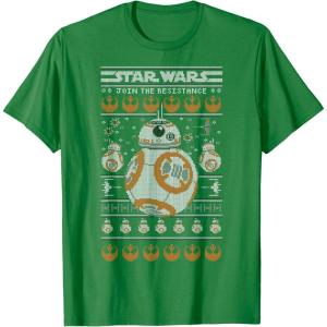 image:imageStar Wars Stitched BB8 Join The Resistance TShirtKelly Green