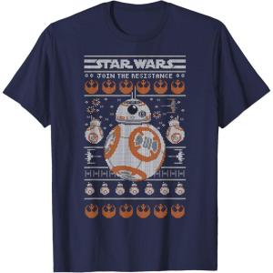image:imageStar Wars Stitched BB8 Join The Resistance TShirtNavy Blue