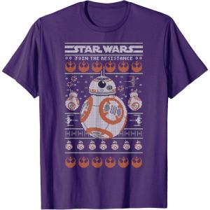 image:imageStar Wars Stitched BB8 Join The Resistance TShirtPurple