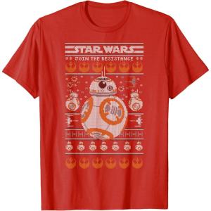 image:imageStar Wars Stitched BB8 Join The Resistance TShirtRed
