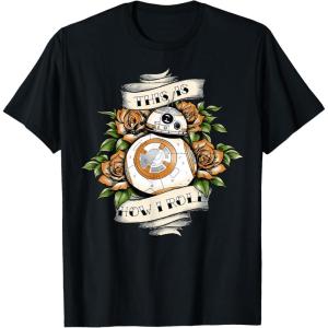 image:imageStar Wars The Force Awakens BB8 This Is How I Roll Tattoo TShirtBlack