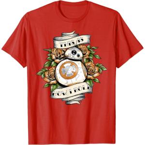 image:imageStar Wars The Force Awakens BB8 This Is How I Roll Tattoo TShirtRed