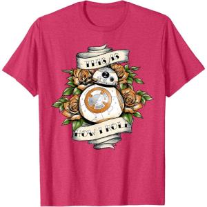 image:imageStar Wars The Force Awakens BB8 This Is How I Roll Tattoo TShirtRed Heather