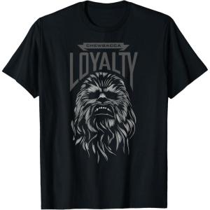image:imageStar Wars The Force Awakens Chewbacca Loyalty Portrait TShirtBlack